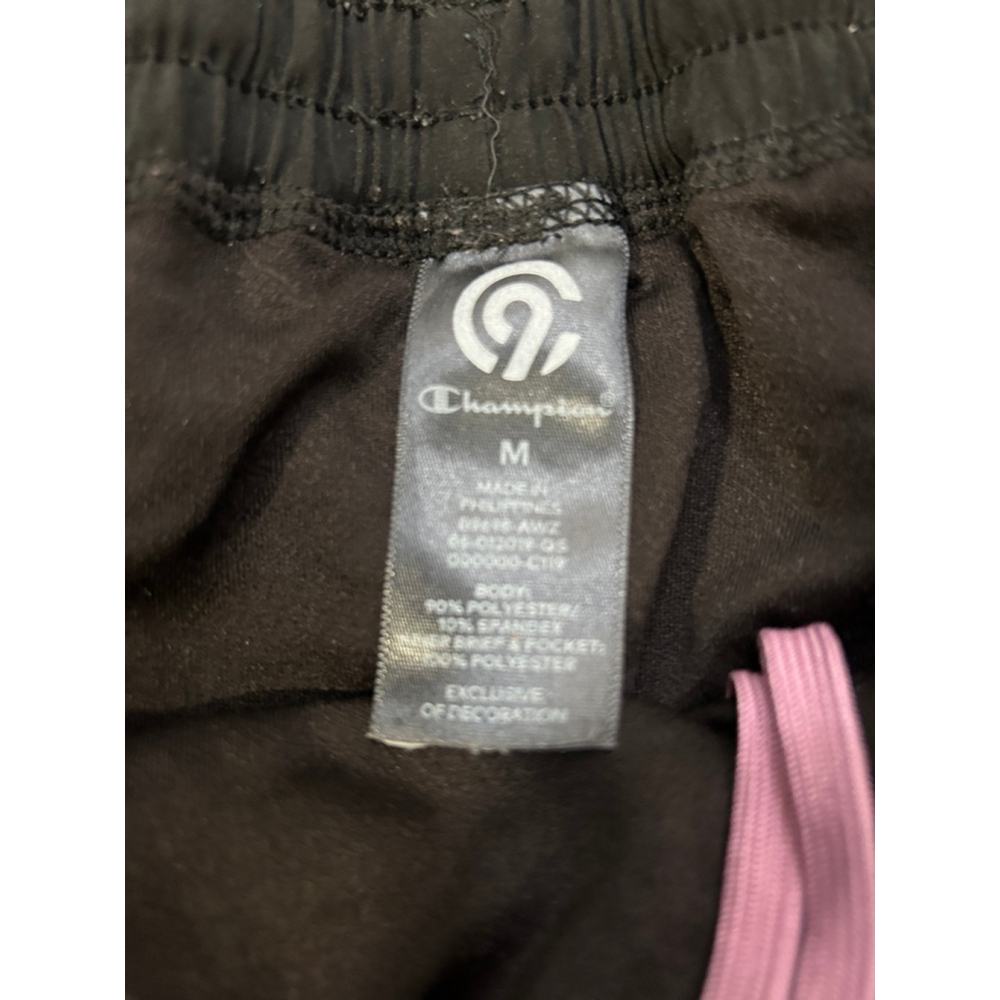 Champion Black & Pink Athletic Shorts M - Picture 6 of 6